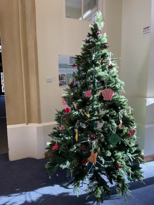 Library Christmas tree