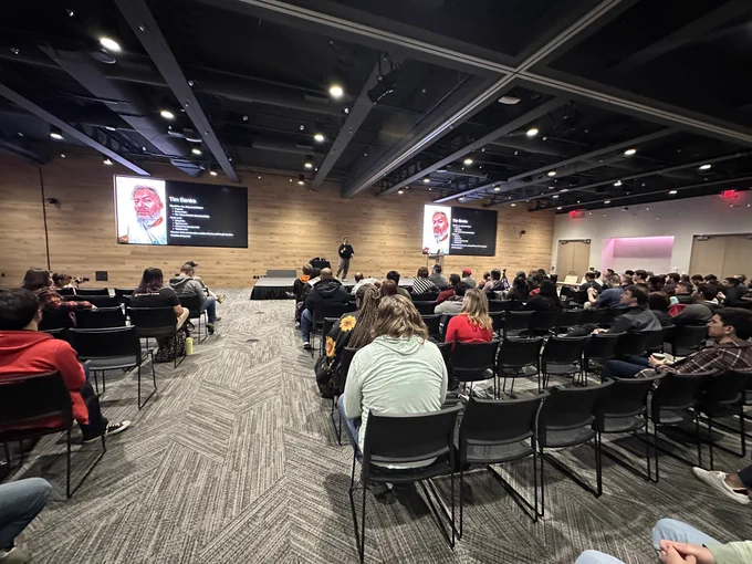 packed room for Tim’s keynote