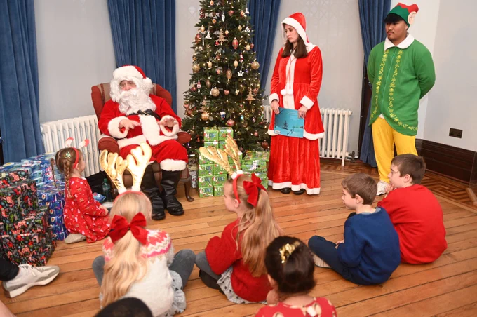 Father Christmas at Wardown House