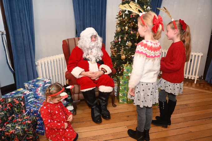 Father Christmas at Wardown House