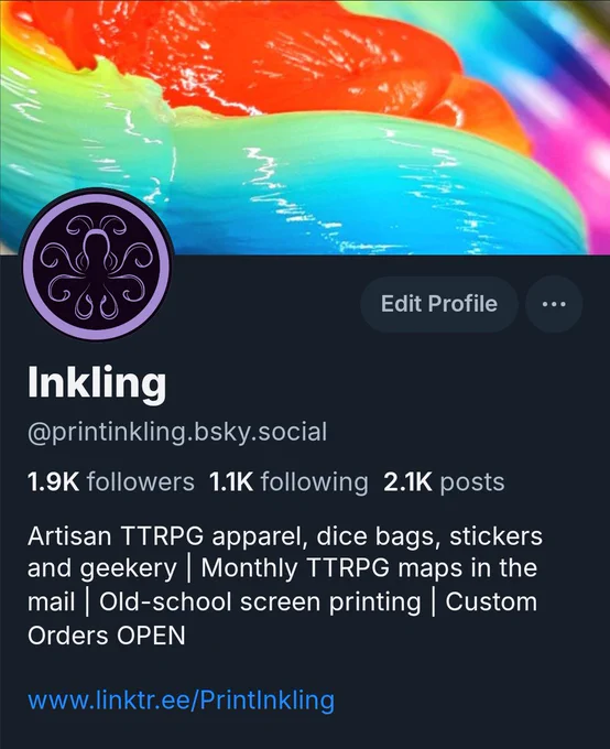 A screenshot showing our profile, which is the same as here, on the azul skies site. Come find us! 
