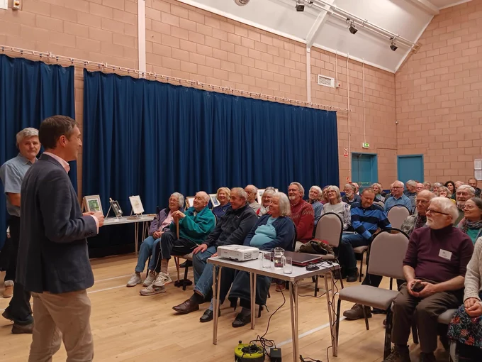 Adrian Ramsay MP speaking at the Little Ouse Headwaters Project AGM