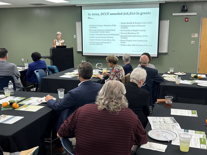 Jennifer speaks about NCCF & DCCF's work