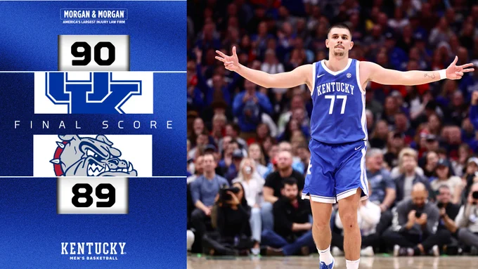 Final: Kentucky 90, Gonzaga 89