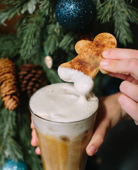 Image of gingerbread sweet cream cold brew.