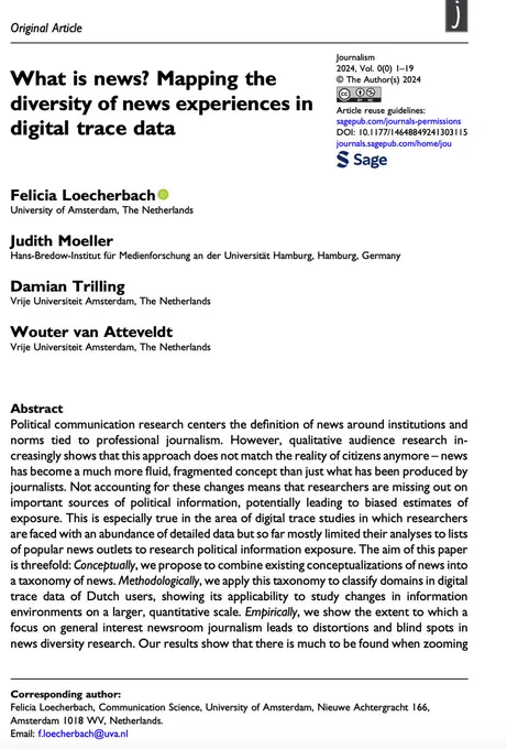 What is news? Mapping the diversity of news experiences in digital trace data