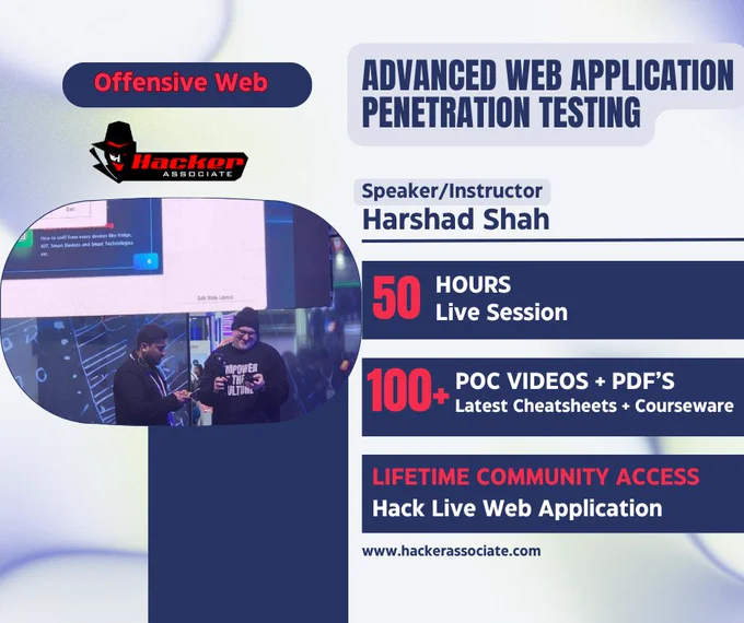 Advanced Web Application Penetration Testing 