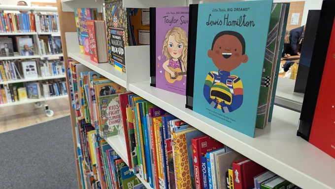 Library books