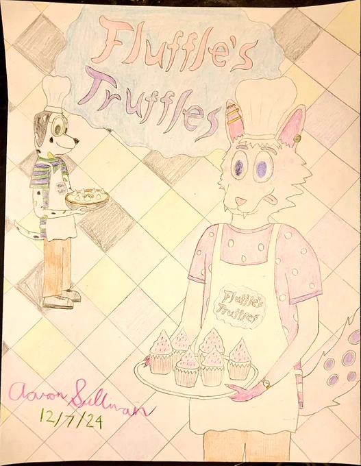 "Fluffle's Truffles":

So we all know Fluffle can't cook. But can he bake?