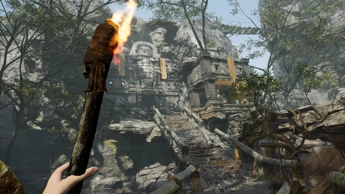 The Mayan Forest. Map1 of 7 in the Mayan Chapters of TombExplorerVR.