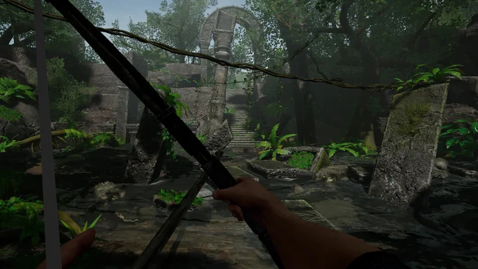 Aztec Jungle. Map 1 of 3 in the Aztec Chapter of TombExplorerVR.