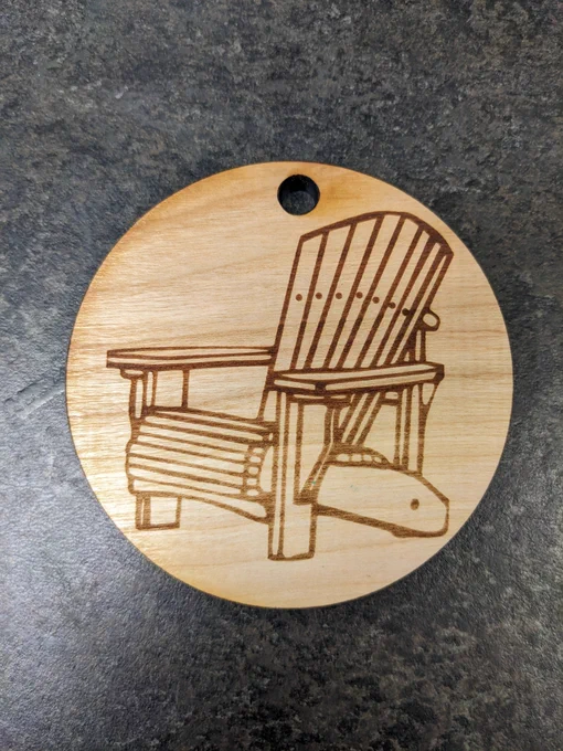 Laser cut