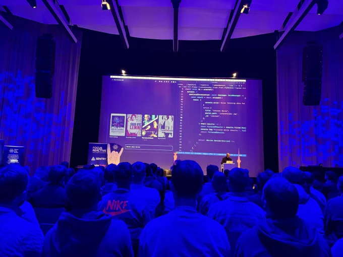 AI-powered movie search showing interactive tiles with images of the movies instead of the chat text UI.