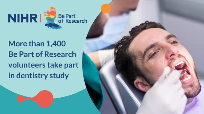 More than 1,400 Be Part of Research volunteers take part in dentistry study