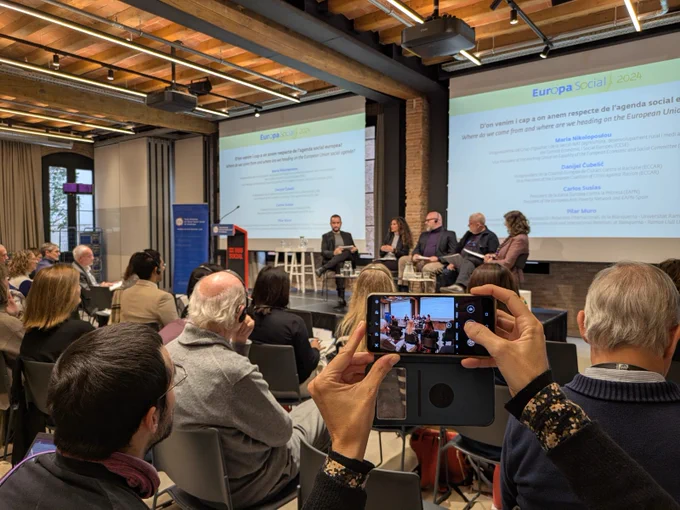 Debat Europa Social 2024. Taula del Tercer Sector i Catalunya Internacional