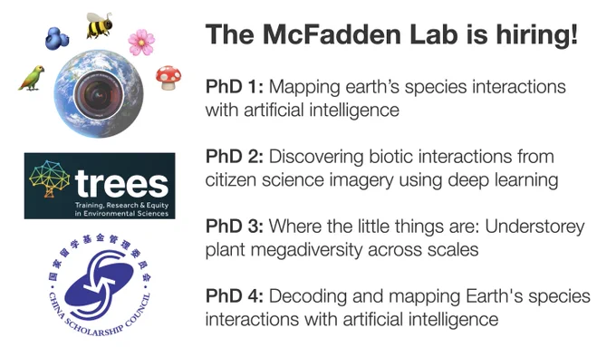 List of open PhD projects (co)supervised in the McFadden Lab.