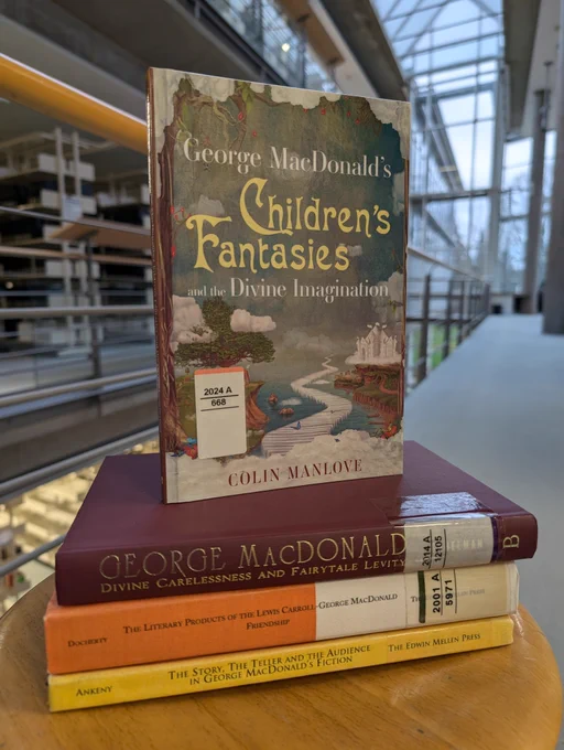 a stack of several secondary works on George MacDonald