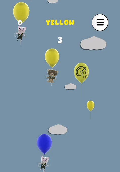 Poplloon on tablet device