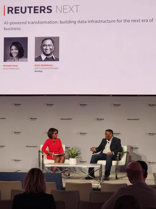 At Reuters NEXT, our SVP & GM Krish Vitaldevara sits down with broadcast journalist Richelle Carey to discuss the transformative role that intelligent data infrastructure plays in enabling businesses to take advantage of AI & drive growth