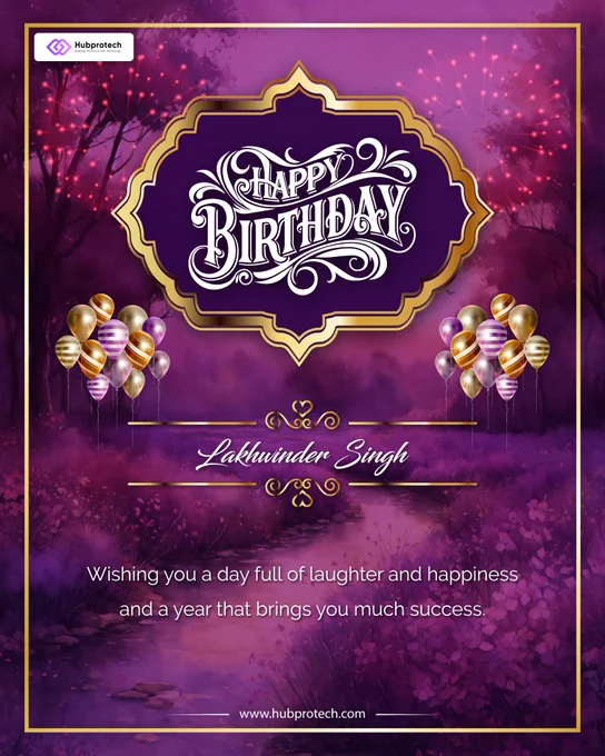 Happy Birthday Lakhwinder Singh