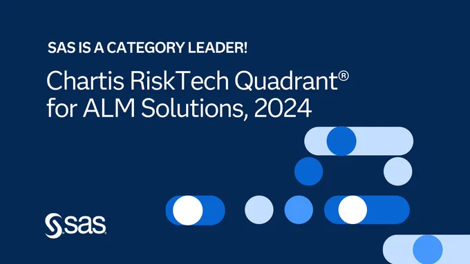 SAS is a Category Leader! Chartis RiskTech Quadrant® for ALM Solutions, 2024