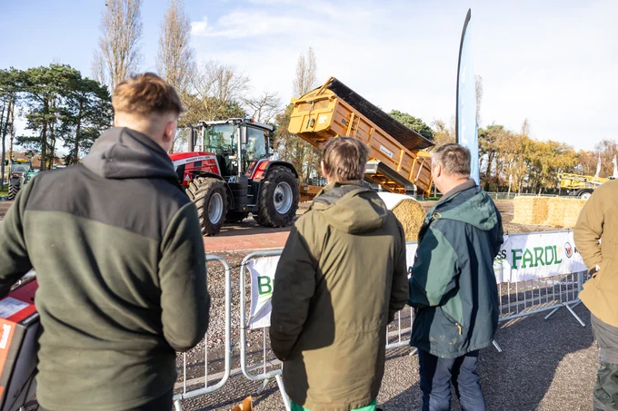 The machinery demonstration ring attracted attention across the two days