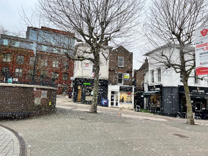 Snowfall at Market Hill
