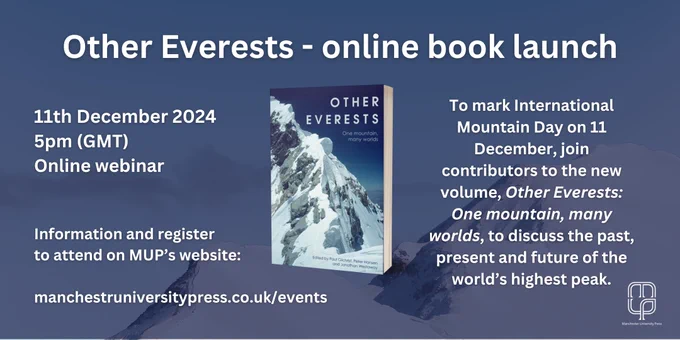 Other Everest online book launch