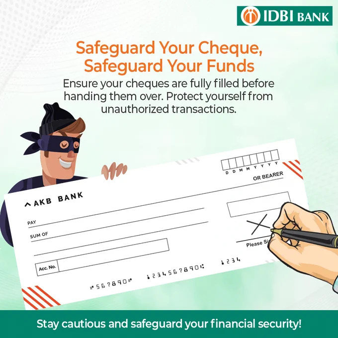 Blank Cheque Scam_IDBI Bank