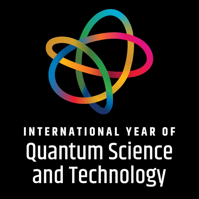 Logo of the International Year of Quantum with text International Year of Quantum Science and Technology.