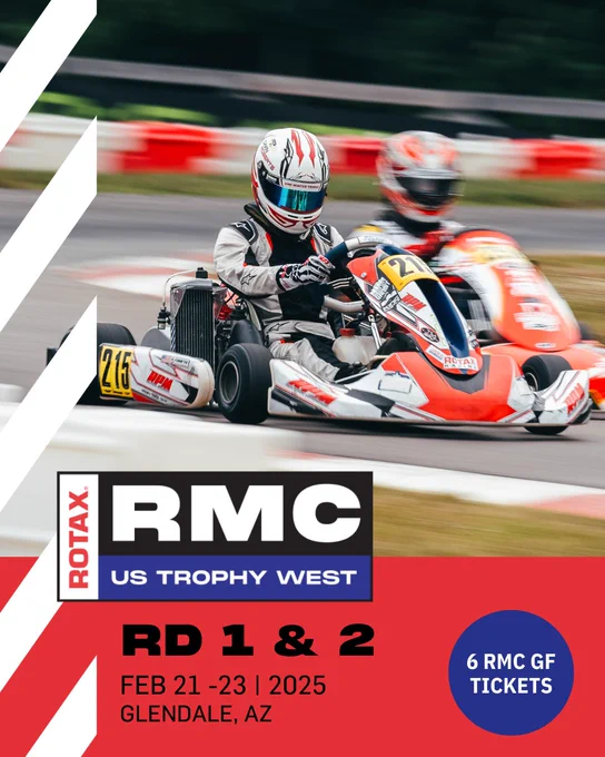 US Trophy West 2025 kart racing event by Race Rotax