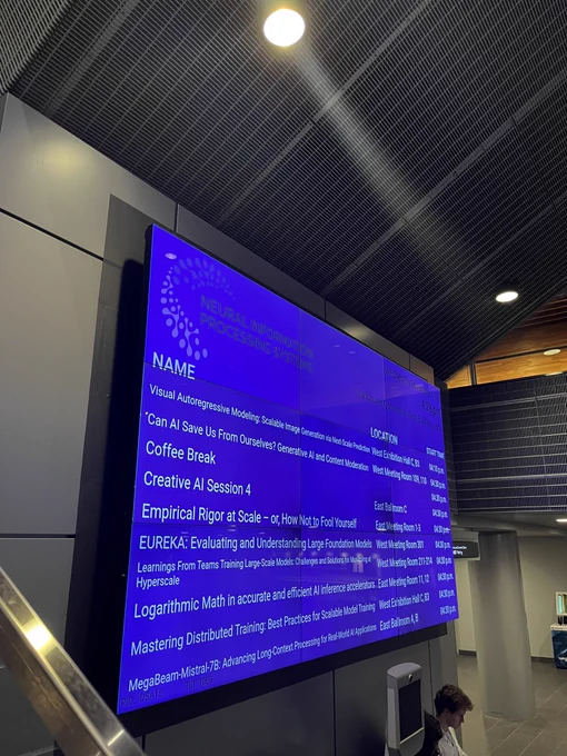 List of events at NeurIPS