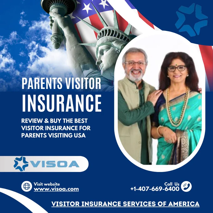 Visitors Insurance is ideal for visitors to the USA, foreign travelers visiting America, or Indian parents visiting the USA, or for foreign relatives traveling to the United States, or anyone traveling outside their home country. Review top-rated visitors insurance plans and buy the best suited coverage for visitors to the USA, top-rated plans with sickness or injury benefits, quote cost and instantly purchase Visitor Insurance India to USA today on VISOA.com.