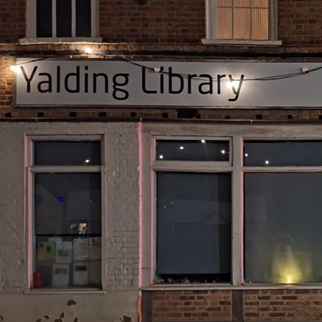 Yalding Library lights up in support of Spellow Library