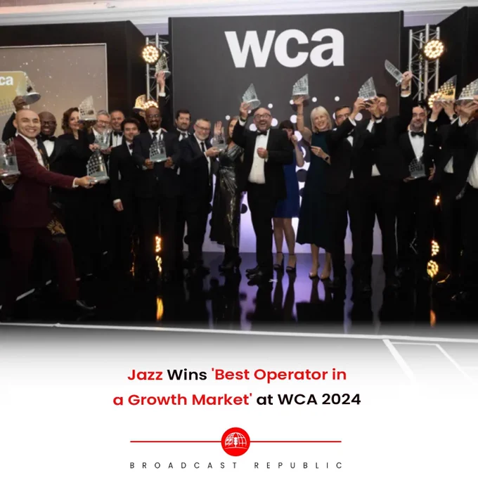  Jazz Wins 'Best Operator in a Growth Market' at WCA 2024