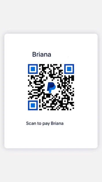 PayPal QR code bribricutie33@gmail.com