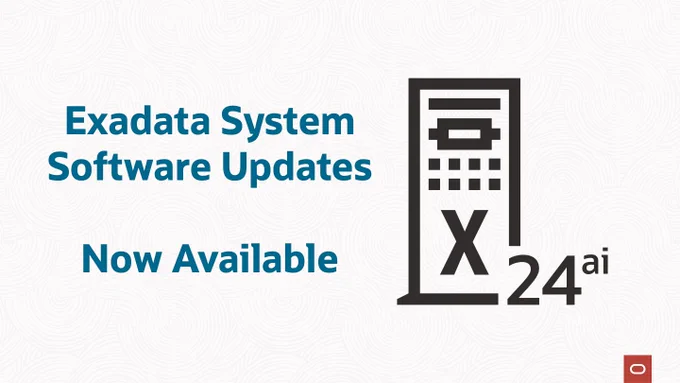 Exadata System Software Updates available now