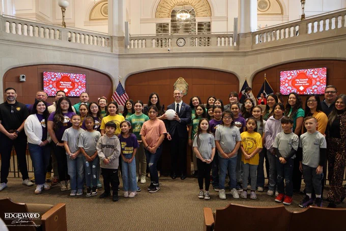 Volleyball teams recognized by City Council