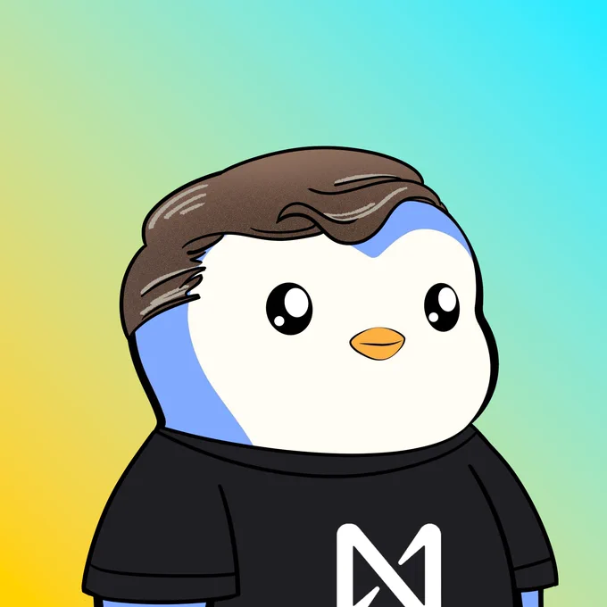 A Pudgy Penguin Portrait of IIlia Polosukhin, co-founder of NEAR, for CoinDesk's Most Influential 2024