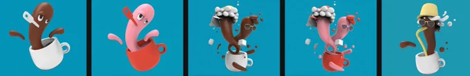 Caffeen evolutions & variants - my soul loves this set. Java Java Java!