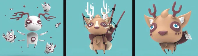Fander evolutions - my only Gen 1 full evolution set. I Love it and inspires my inner Miyazaki Forest Spirit