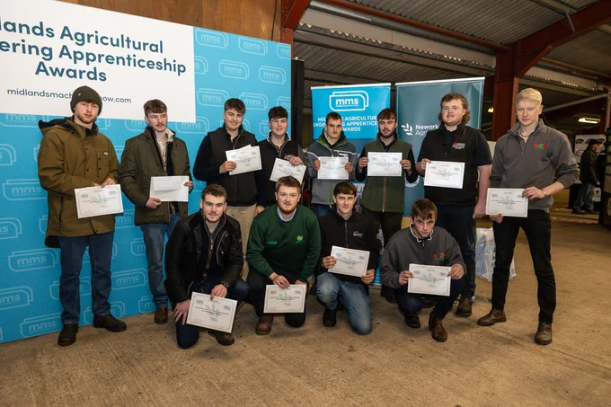 2024 Midlands Agricultural Engineering Apprentice Award winners