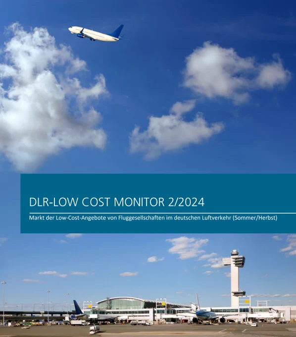 Der vom DLR herausgegebene Low Cost Monitor informiert über wesentliche Merkmale und aktuelle Entwicklungen in diesem Marktsegment, insbesondere über die Anzahl und relative Bedeutung von Fluggesellschaften mit Low-Cost-Angeboten.