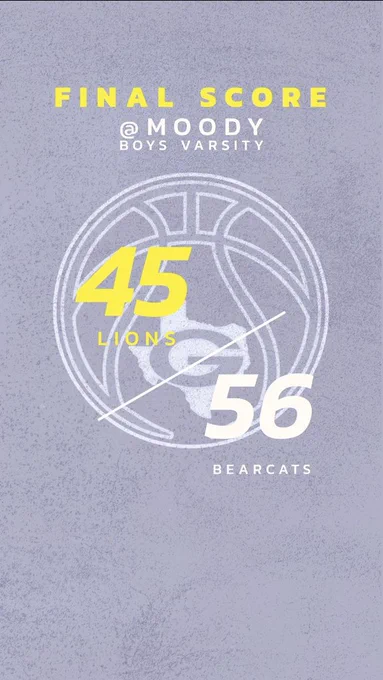 Boys Varsity Basketball loss to Moody Flyer (45-56)