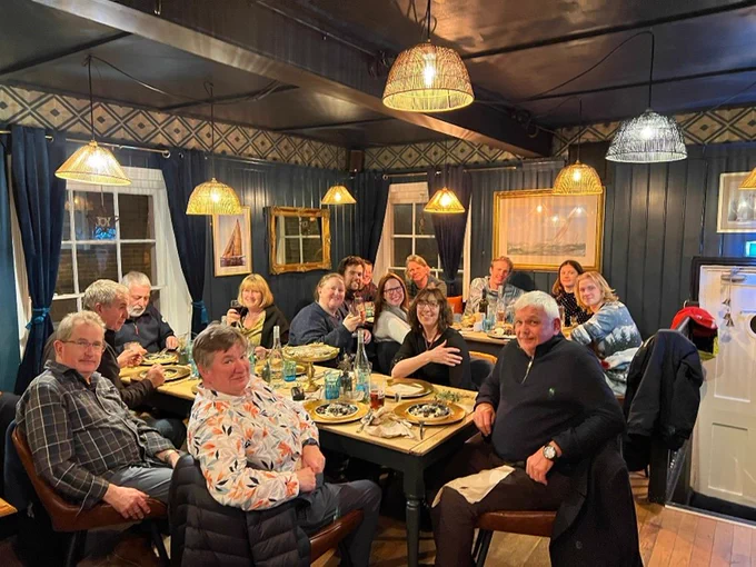 Team Christmas dinner!