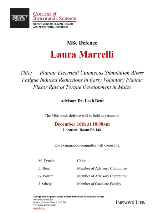 The poster for Laura's defence, containing the same information that is listed in this tweet.