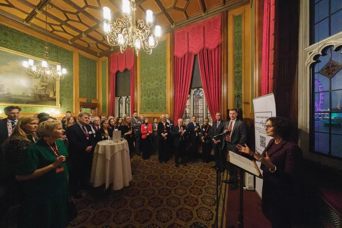 Baroness Gillian Merron with the audience 