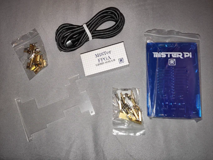 MiSTER Pi extra RAM and acrylic shell
