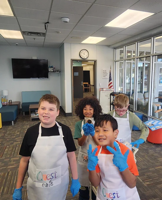 Students posing for a picture