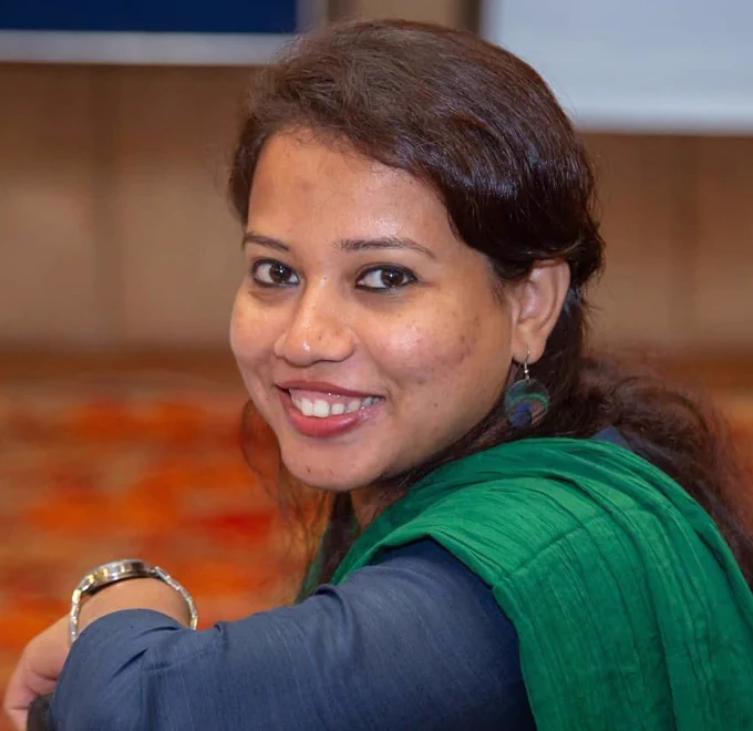 Naznin Sultana, a Ph.D. scholar under the guidance of Prof. E. Sathya Prakash in the Department of Communication at the University of Hyderabad.